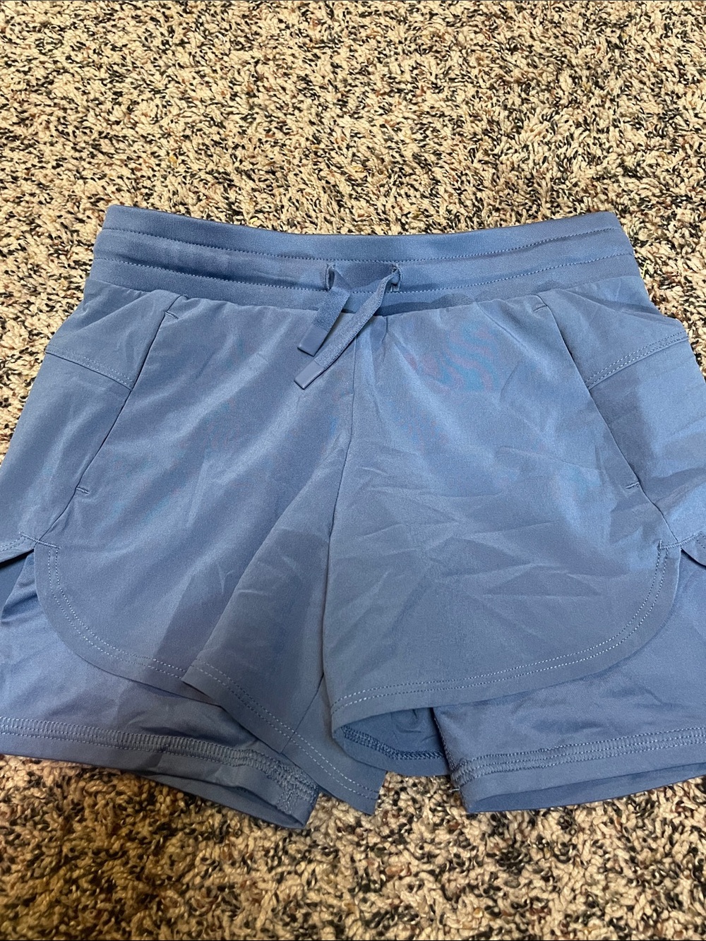 All In Motion Kids 2 in 1 Active Shorts with Liner Size S (6/7) NWT